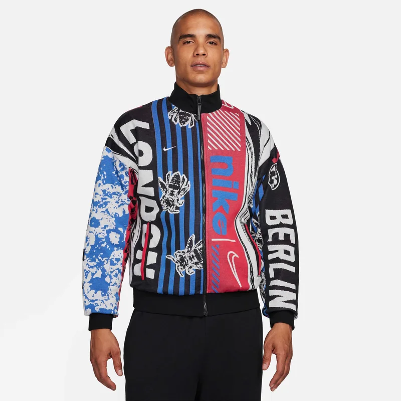 نايكي كلتشر اوف فوتبول جاكيت كرة القدم بسحاب كامل ثيرما-فت للرجال